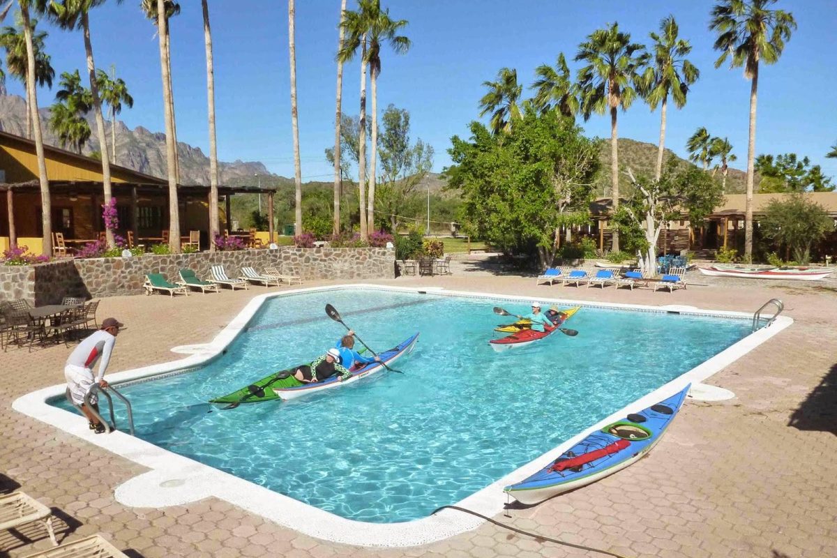 The pool at Tripui Resort