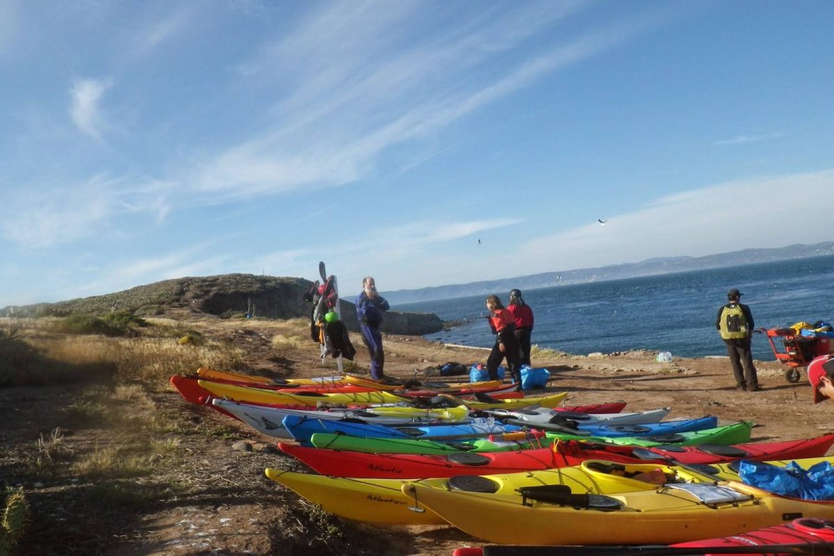 Finishing the journey on the island first day of test.